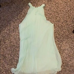 Teal halter dress